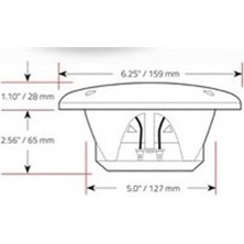 Boss Audio Systems MRGB65B Marin Hoparlör 165MM