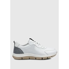 ProvoQ Beyaz Deri Erkek Sneaker