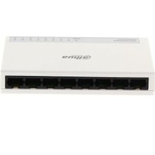 Dahua 8port PFS3008-8ET-L 10/100 Yönetilemez Switch Masaüstü