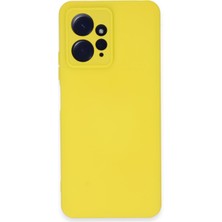 Nettech Xiaomi Redmi Note 12 Uyumlu Nano Arka Koruma Kılıf - Sarı