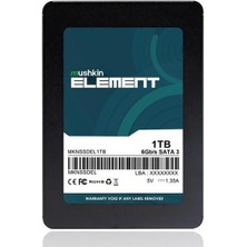 Mushkın 1tb Element MKNSSDEL1TB 500- 450MB/S SSD Sata-3 Disk