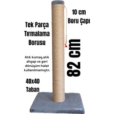 Lena Pet 82CM Büyük Boy Kedi Tırmalama Tahtası Tek Parça 10CM Boru Çapı