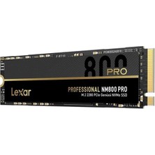 Lexar 1tb Pro NM800 LNM800P001T-RNNNG 7400-5800MB/S M2 Nvme Gen4 Disk