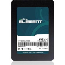 Mushkın 256GB Element MKNSSDEL256GB 500- 420MB/S SSD Sata-3 Disk