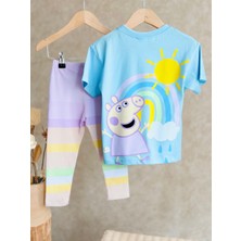 Yiğit Butik Yigit Butik Peppa Baskılı Kız Çocuk Takım