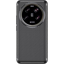 Apsuwa Xiaomi 14 Ultra Kılıf Negro Karbon Desen Silikon