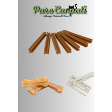 Purecanpati Natural Pres Kemik,beyaz Burgu Kemik ve Dental Sticks