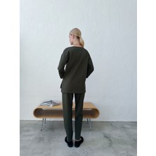 Vesado Kadın Kumaş Örme Pantolon