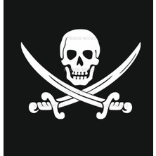 Sticker World Kılıçlı Korsan Sticker