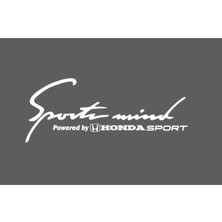 Peugeot Sportmind Sticker 30 cm Beyaz