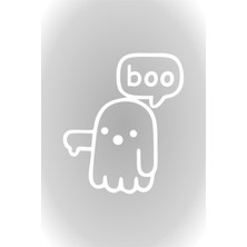 Sticker World Hayalet Boo Sticker 2 Adet 10*8,5 cm