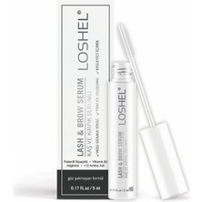 Loshel Kaş Kirpik Serum 5 ml Hızlı Uzama Etkili Besleyici Formül ile Göz Yakmayan Ürün