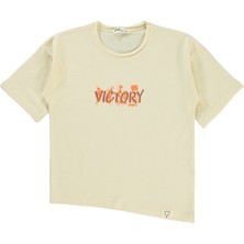 Civil Boys Erkek Çocuk T-Shirt 6-9 Yaş Bej