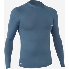 Olaian Erkek Slim Fit Uzun Kollu UV Korumalı Tişört - Gri - 100