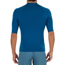 Olaian Erkek Slim Fit Kısa Kollu UV Korumalı Tişört - Mavi - 100