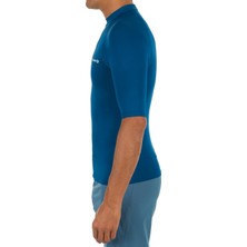 Olaian Erkek Slim Fit Kısa Kollu UV Korumalı Tişört - Mavi - 100