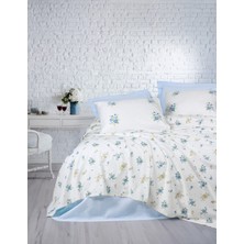 Cotton Box Sweet Tek Kişilik Pike Takımı Bellus Mavi