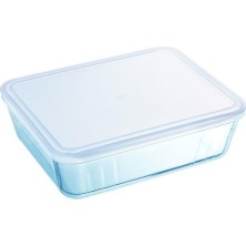 Pyrex Dikdörtgen Kapaklı Saklama Kabı 1.6 L