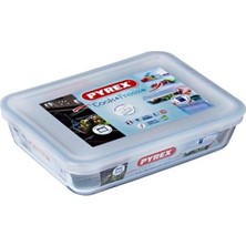 Pyrex Dikdörtgen Kapaklı Saklama Kabı 1.6 L