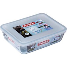 Pyrex Dikdörtgen Kapaklı Saklama Kabı 1.6 L