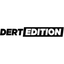 Sticker World 20X 3 cm Dert Edition Oto Cam Sticker Araba Sticker