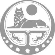 Sticker World Çeçen Kurt 20*20 cm Gümüş