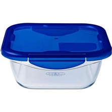 Pyrex Kare Kapaklı Saklama Kabı 1,9 L