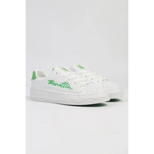 Benetton Platform Beyaz-Yeşil Kadın Ayakkabı BNI-10102