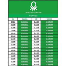 Benetton Platform Beyaz-Yeşil Kadın Ayakkabı BNI-10102