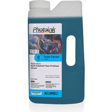 Photoink Ricoh Gen4 / Gen5 Kafalar Için 1000 ml Mavi Cyan Tekstil Mürekkep (T-Rtp)