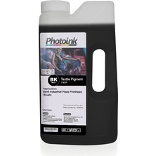 Photoink Ricoh Gen4 / Gen5 Kafalar Için 1000 ml Siyah Black Tekstil Mürekkep (T-Rtp)