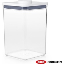 Oxo Pop Container Saklama Kabı Büyük/Orta Boy Kare 4,2 Lt