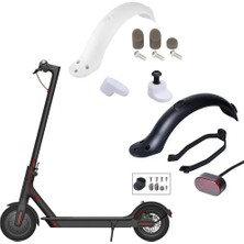 Liangduo Shop No.8 Stili Dayanıklı Scooter Çamurluk Xiaomi M365 M365 Pro Için Elektrikli Scooter Lastik Sıçrama Çamurluk Arka Arka Lambası Arka Koruma Kanatlı (Yurt Dışından)