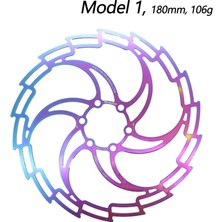 Liangduo Shop 180MM Model 1 Stil Iııpro Bisiklet Disk Fren Yağı Kaygan Paslanmaz Çelik Mtb Yol Bisikleti Gökkuşağı Hafif 6 Cıvata G3 Merkez Rotor Ipro (Yurt Dışından)