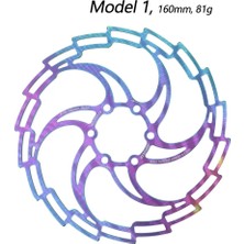 Liangduo Shop 180MM Model 1 Stil Iııpro Bisiklet Disk Fren Yağı Kaygan Paslanmaz Çelik Mtb Yol Bisikleti Gökkuşağı Hafif 6 Cıvata G3 Merkez Rotor Ipro (Yurt Dışından)