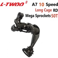 Liangduo Shop Arka Attırıcı Uzun Stil Ltwoo A7 1X10 Groupset Tetik Vites Kolu + Mtb Bisiklet 10 Vites Kaset Dişlileri Için Arka Attırıcı Ltwoo Groupset (Yurt Dışından)