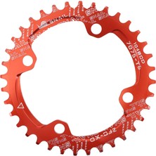 Liangduo Shop Kırmızı Stil 44T Snaıl Aynakol 104BCD Yuvarlak T Diş Dar Geniş Ultralight Mtb Dağ Bisikleti 104 Bcd Zincir Halkası (Yurt Dışından)