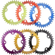 Liangduo Shop Kırmızı Stil 44T Snaıl Aynakol 104BCD Yuvarlak T Diş Dar Geniş Ultralight Mtb Dağ Bisikleti 104 Bcd Zincir Halkası (Yurt Dışından)