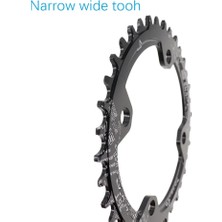 Liangduo Shop Kırmızı Stil 44T Snaıl Aynakol 104BCD Yuvarlak T Diş Dar Geniş Ultralight Mtb Dağ Bisikleti 104 Bcd Zincir Halkası (Yurt Dışından)