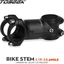 Liangduo Shop Mat Açı 17-100MM Stili Toseek Bisiklet Gidon Ste Alüminyum + Karbon Kök Açısı6 17 Mtb Gidon Kök Mtb Stem Bisiklet Yedek Parçaları (Yurt Dışından)