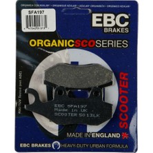 Ebc SFA197 2010-2020 Kymco Like 125 Uyumlu Arka Fren Balatası Organik Balata