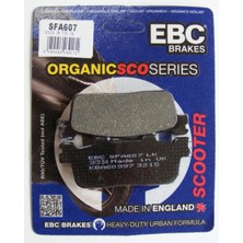 Ebc SFA607 2007-2020 Kymco People S 125I Uyumlu Arka Fren Balatası Organik Balata