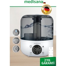 Medisana  Goldmaster Garantili 45055 Ekranlı Aroma Fonksiyonlu 2.5l Buharlı Hava Nemlendirme Cihazı Beyaz 2 Y