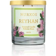 Nurxos Reyhan Kokulu Mum 220 Gr – Aromatik Soya Mumu - 9671