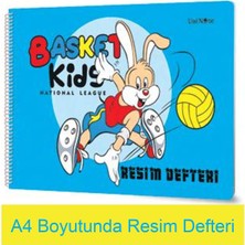 Çınar Fatih Kuru-Sulu-Pastel Boya ve A4 Resim Defteri Mini Boyama Seti