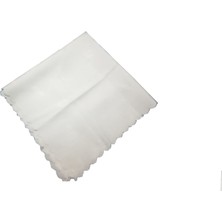 Bosphorus Saten Gelin Nişan Bohçası Beyaz 80X80CM