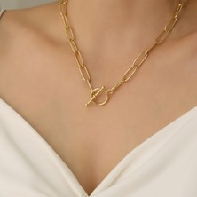 Nox Jewelry 925 Ayar Gümüş Ataç Zincir Kolye