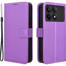 LR Joyful Xiaomi Poco X6 Pro 5g Cüzdan Bilek Kayışı Kart Yuvaları Deri Kapak (Yurt Dışından)