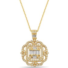 ÇGK KUYUMCULUK Altın Taşlı Kolye KLYCGK081