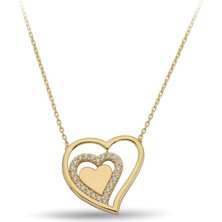 ÇGK KUYUMCULUK Kalpli Altın Kolye KLYCGK083